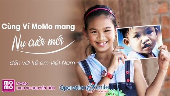 Ứng dụng MoMo mang lại nụ cười mới cho những trẻ em của Operation Smile tại Việt Nam