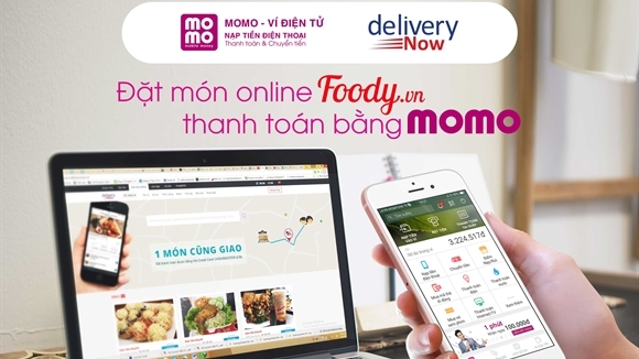 Đặt món online Foody, thanh toán bằng MoMo
