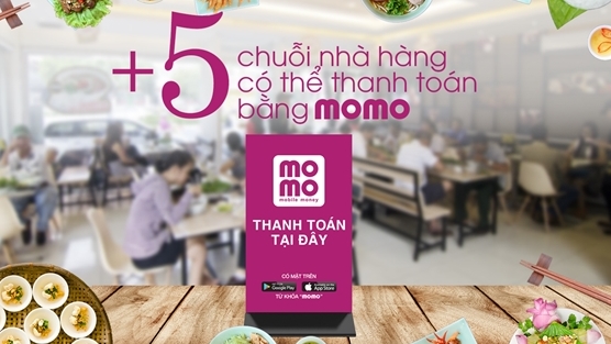 Thêm 5 chuỗi nhà hàng ăn uống có thể thanh toán bằng MoMo