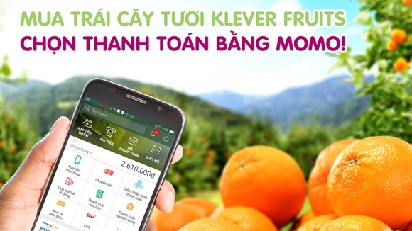 Mua trái cây tươi nhập khẩu Klever Fruits - thanh toán sành điệu bằng MoMo