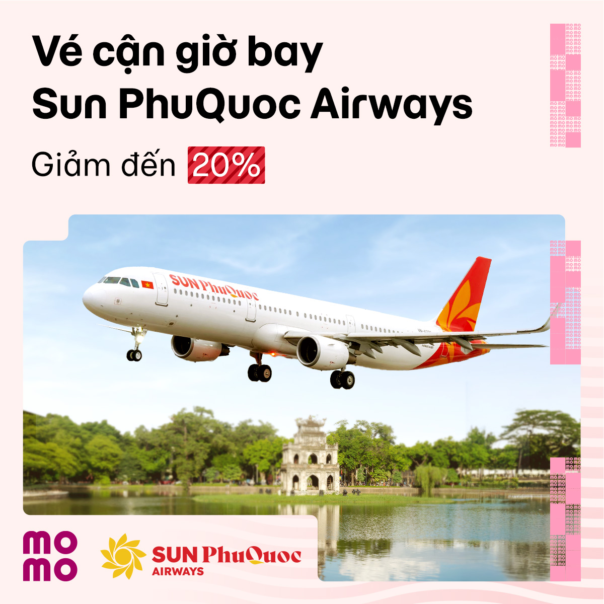 Đặt vé Sun PhuQuoc Airways cận giờ bay - Giảm đến 20%