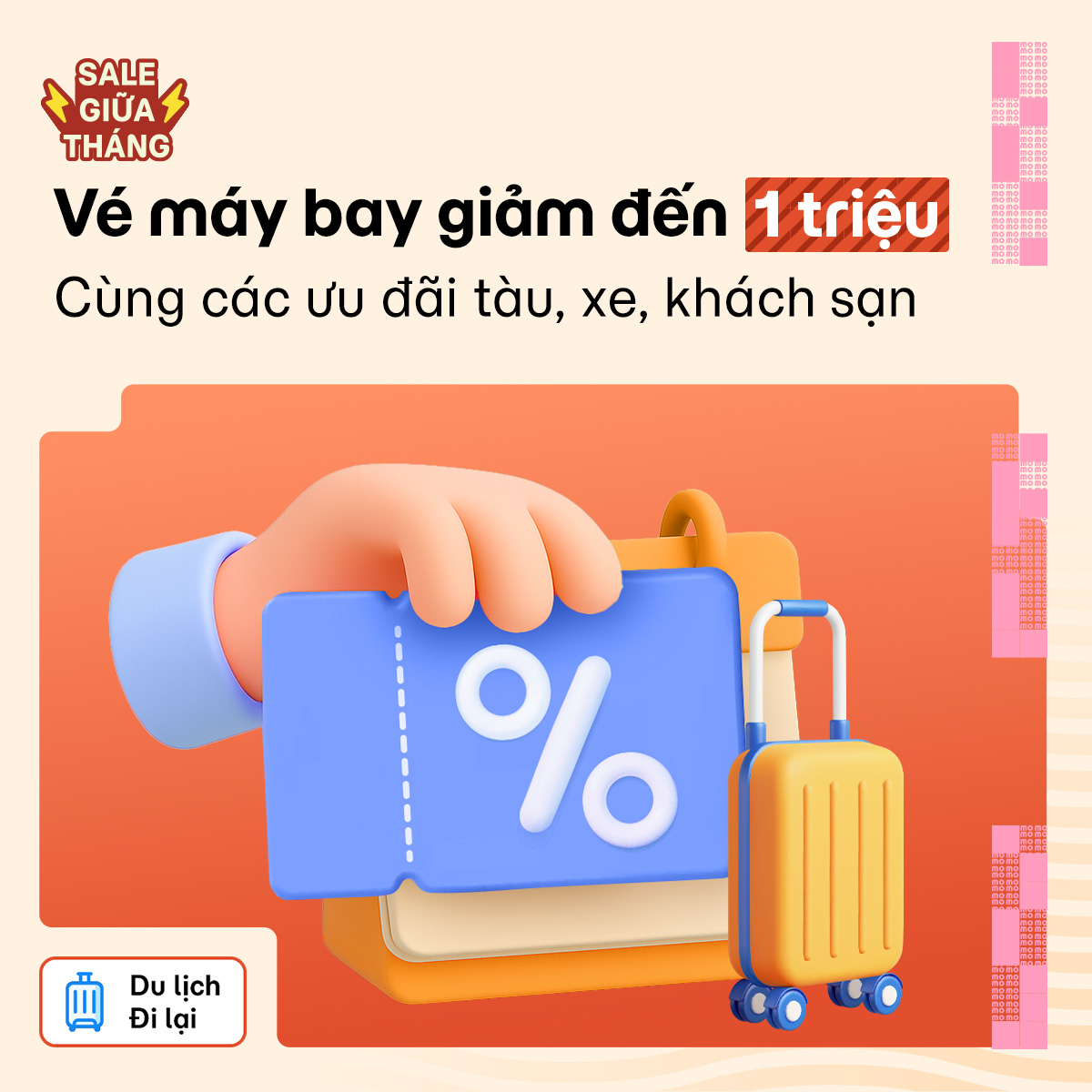Sale giữa tháng 5: Vé máy bay giảm đến 1 triệu