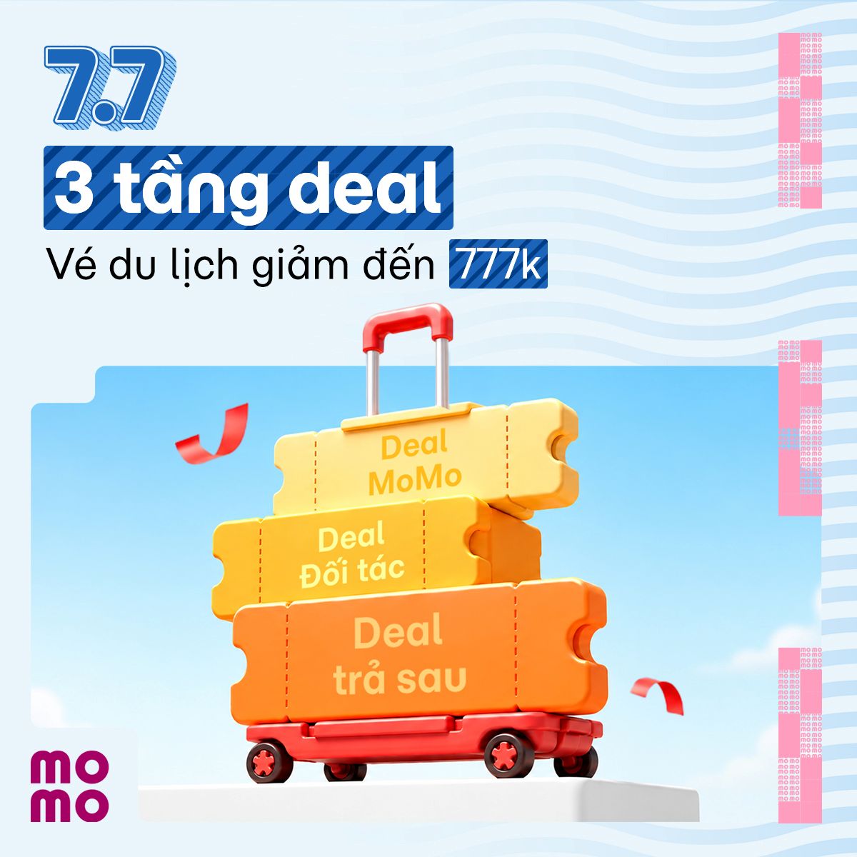 7.7 - Cộng dồn ưu đãi du lịch cực hời, giảm đến 777.000đ