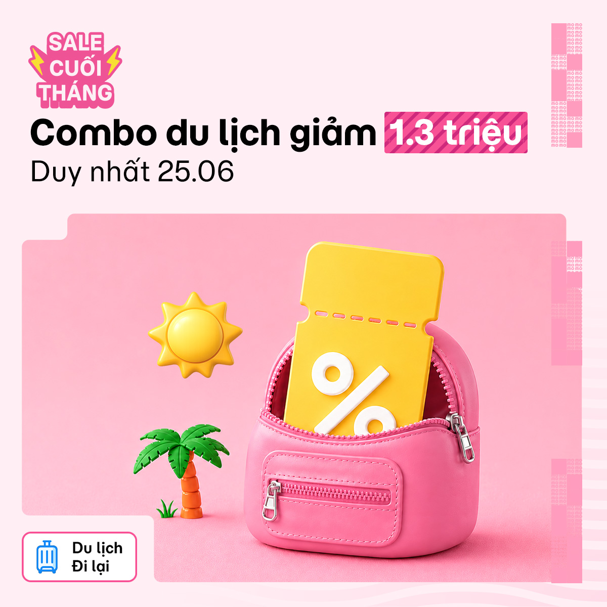 Sale cuối tháng 6: Săn combo Du lịch - Đi lại giảm đến 1.000.000đ