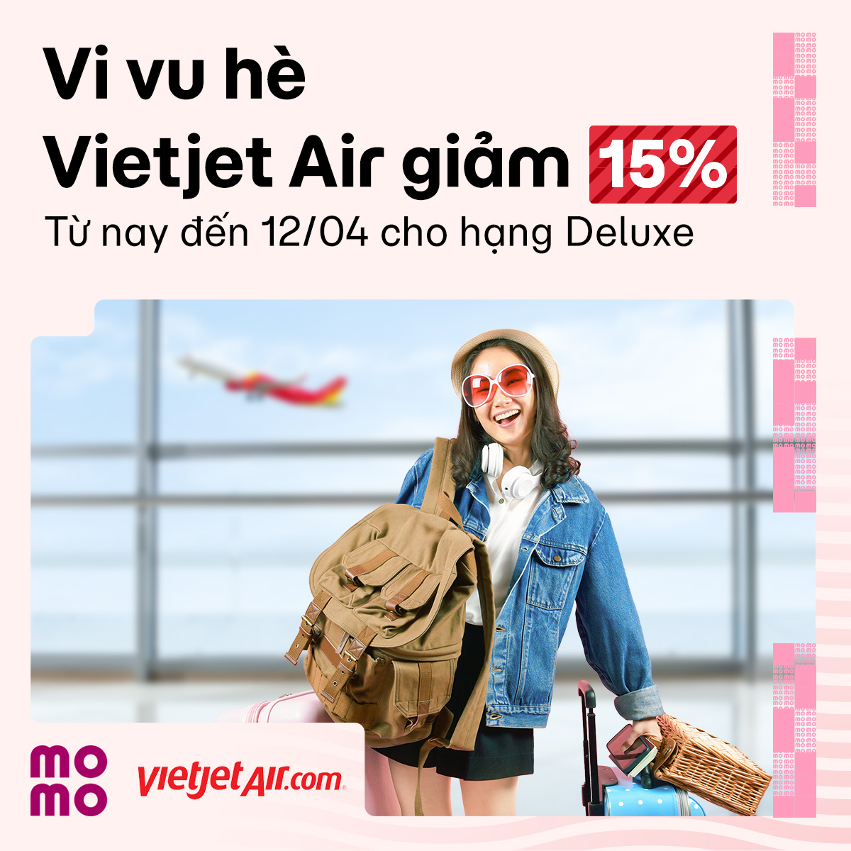 Vi vu hè cùng Vietjet Air: Giảm 15% dành riêng cho hạng Deluxe!