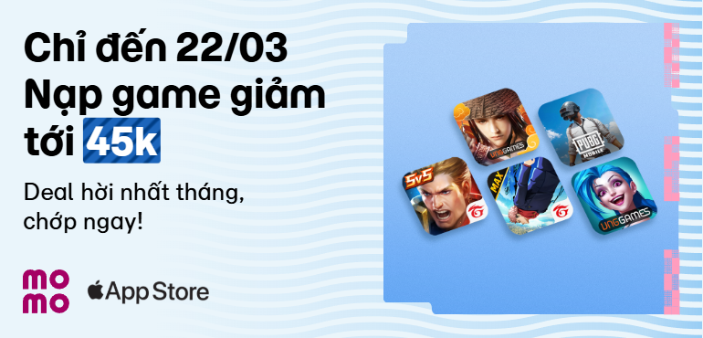 Ưu đãi hời nhất tháng: Giảm đến 45K nạp game, leo rank mùa giải mới