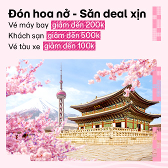 Đón hoa nở - Săn deal xịn giảm đến 500.000đ trên MoMo Travel