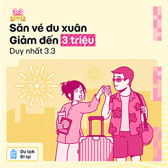 Sale 3.3 - Mùa xuân khoe sắc: Săn combo vé du lịch giảm đến 3 triệu!