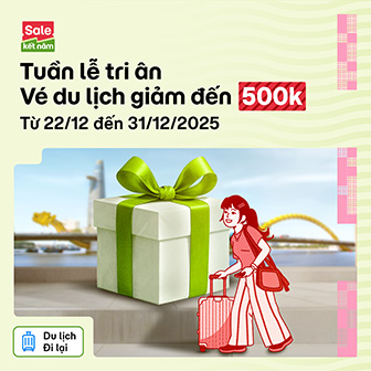 Tuần lễ tri ân tháng 12: Săn deal du lịch đến 500.000Đ thay ngàn lời cảm ơn từ MoMo Travel