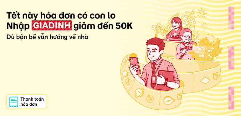 Tết đến, chưa về nhà nhưng vẫn kịp thanh toán hoá đơn với MoMo