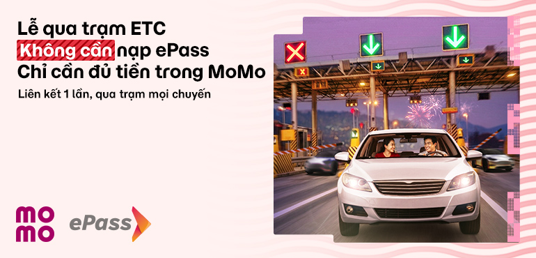 Không cần nạp ePass nữa, qua trạm ETC trực tiếp bằng tiền trong MoMo