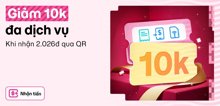 Quà Giáng Sinh: Ưu đãi 10K khi nhận 2.026đ qua QR Nhận tiền!