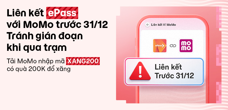 Hướng dẫn chuyển đổi tài khoản ePass sang tài khoản giao thông trước 31/12 và nhận quà 200K từ MoMo