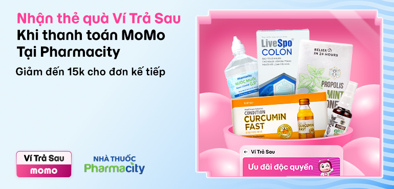 Thanh toán Pharmacity rước thẻ quà giảm đến 15k cho lần mua tiếp theo