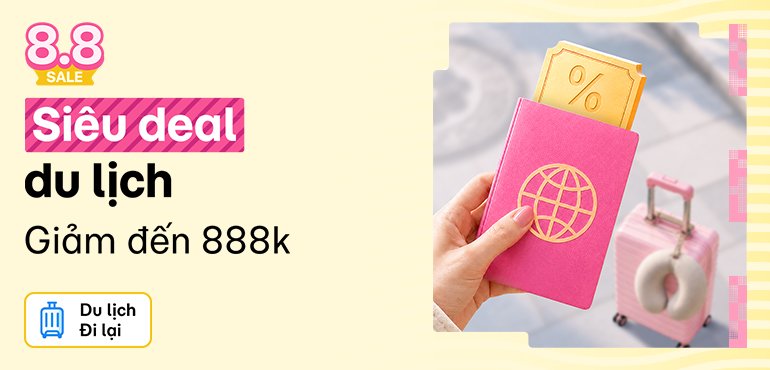 8.8 - “Tiếp sức mùa hè” với combo du lịch quốc tế giảm kịch sàn!