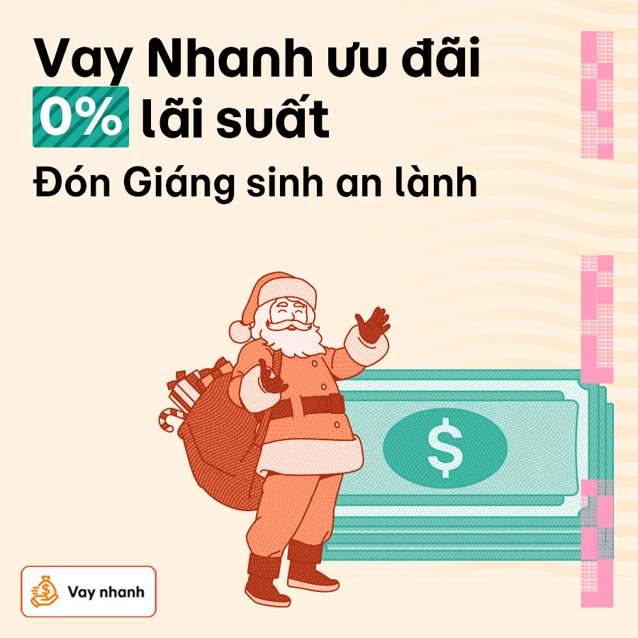 Thoải mái chi tiêu cuối năm với gói vay 0% lãi suất