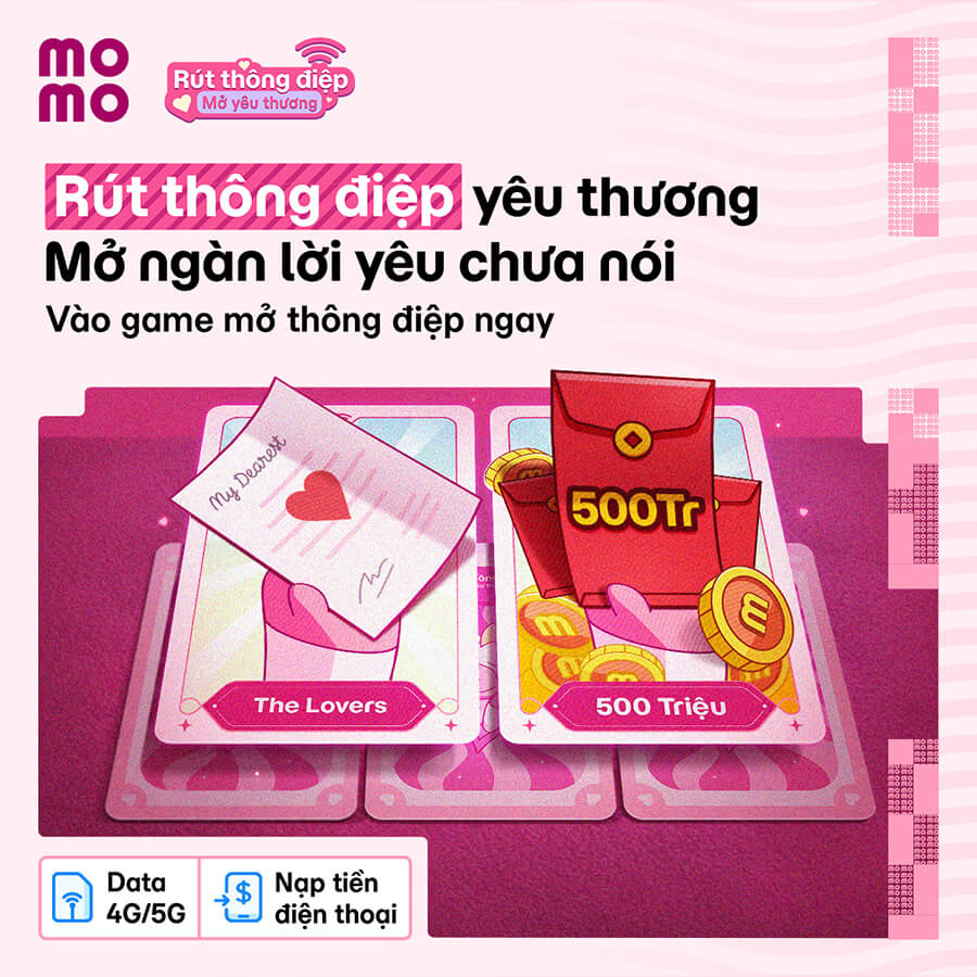 Rút Thông Điệp- Mở Yêu Thương: Khui Kho Quà 500 Triệu Cùng Hàng Loạt Ưu Đãi Khủng