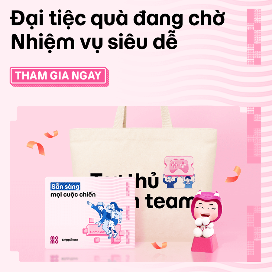 Hoàn thành nhiệm vụ TECHFEST 2025, quà xịn MoMo chờ bạn