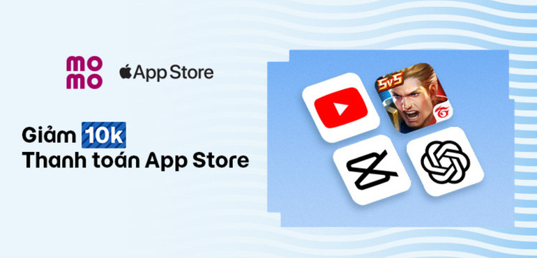 Mừng bạn trở lại: Giảm ngay 10K thanh toán App Store (in-app) cho mọi giao dịch
