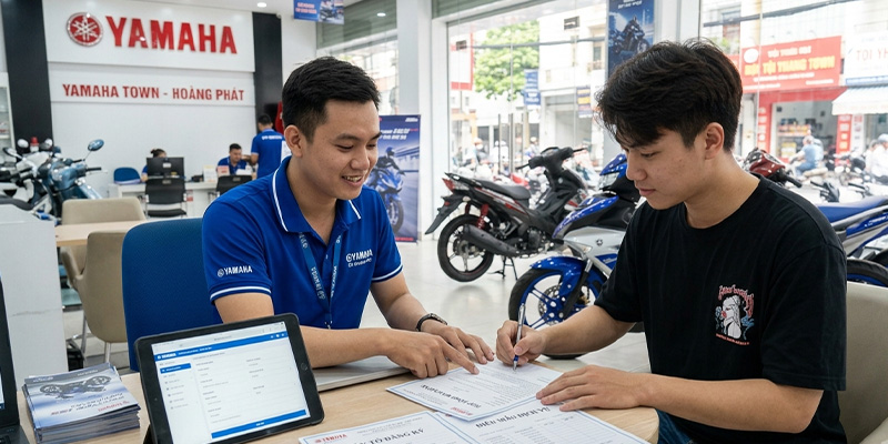 cách tính trả góp xe máy honda