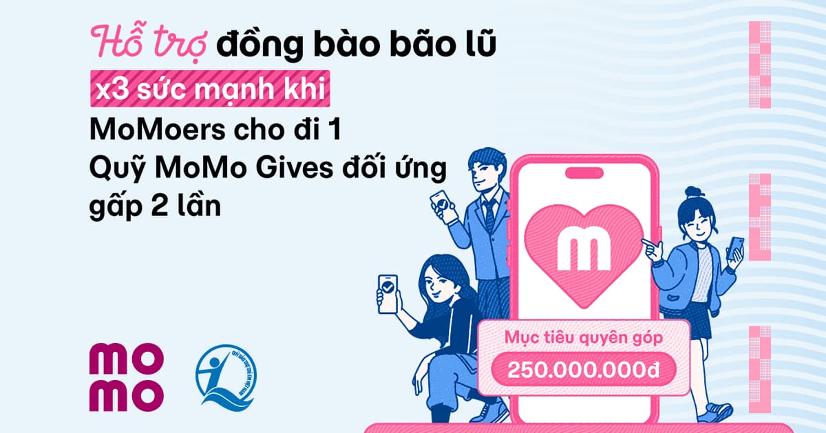 Công ty và MoMoer chung tay hỗ trợ đồng bào lũ lụt