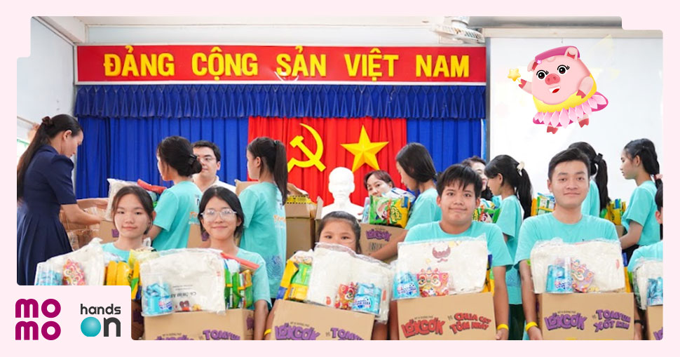 Góp Heo Vàng trao quà Tết cho các em học sinh tại Đồng bằng Sông Cửu Long