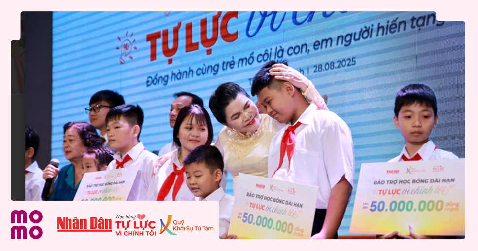  Học bổng Tự Lực Vì Chính Tôi hướng đến ít nhất 95% trẻ duy trì việc học hoặc hoàn tất học phổ thông/ học nghề