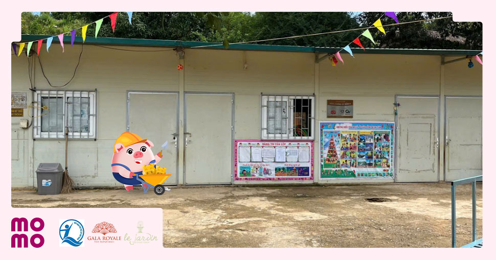 Ngôi trường nhỏ đã xuống cấp