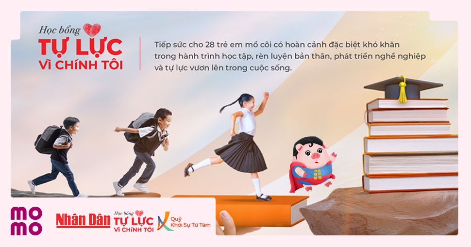 Góp Heo Vàng trao học bổng Tự Lực Vì Chính Tôi cho 28 em học sinh nghèo vượt khó