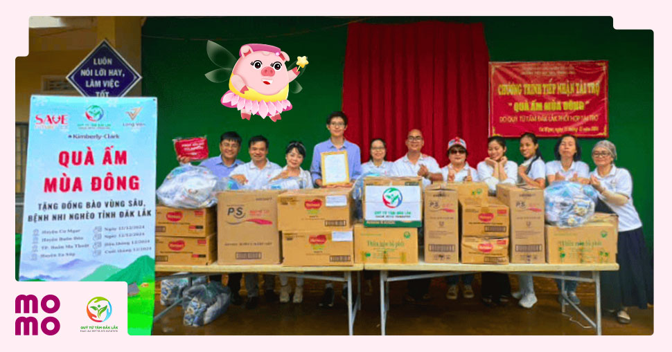 Góp Heo Vàng trao “Quà Ấm Mùa Đông” để thắp ngọn lửa cho những mảnh đời nghèo khó