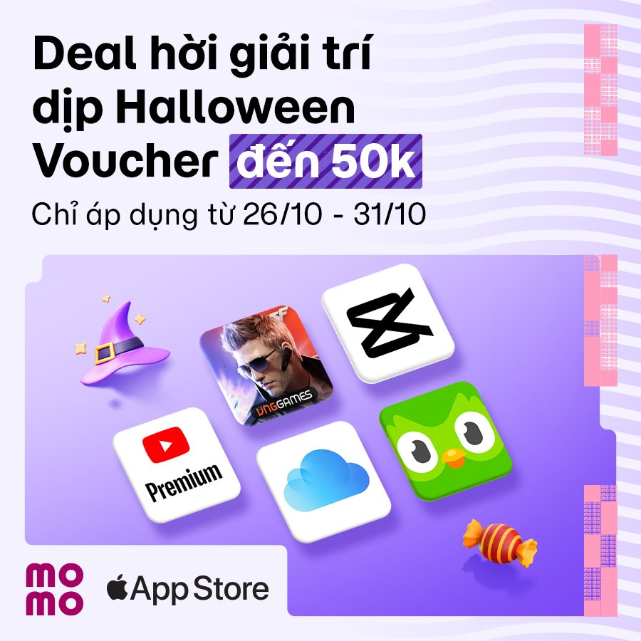 Giảm đến 70K khi mua iCloud+, YouTube Premium và nhiều gói Pro thanh toán với MoMo