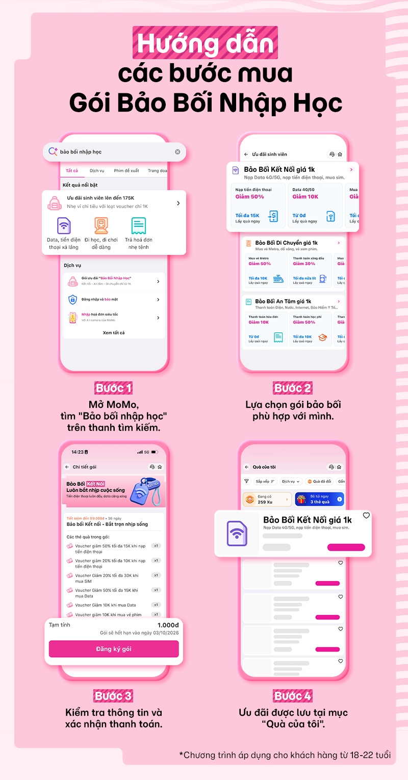  Hướng dẫn cách mua các gói Bảo Bối