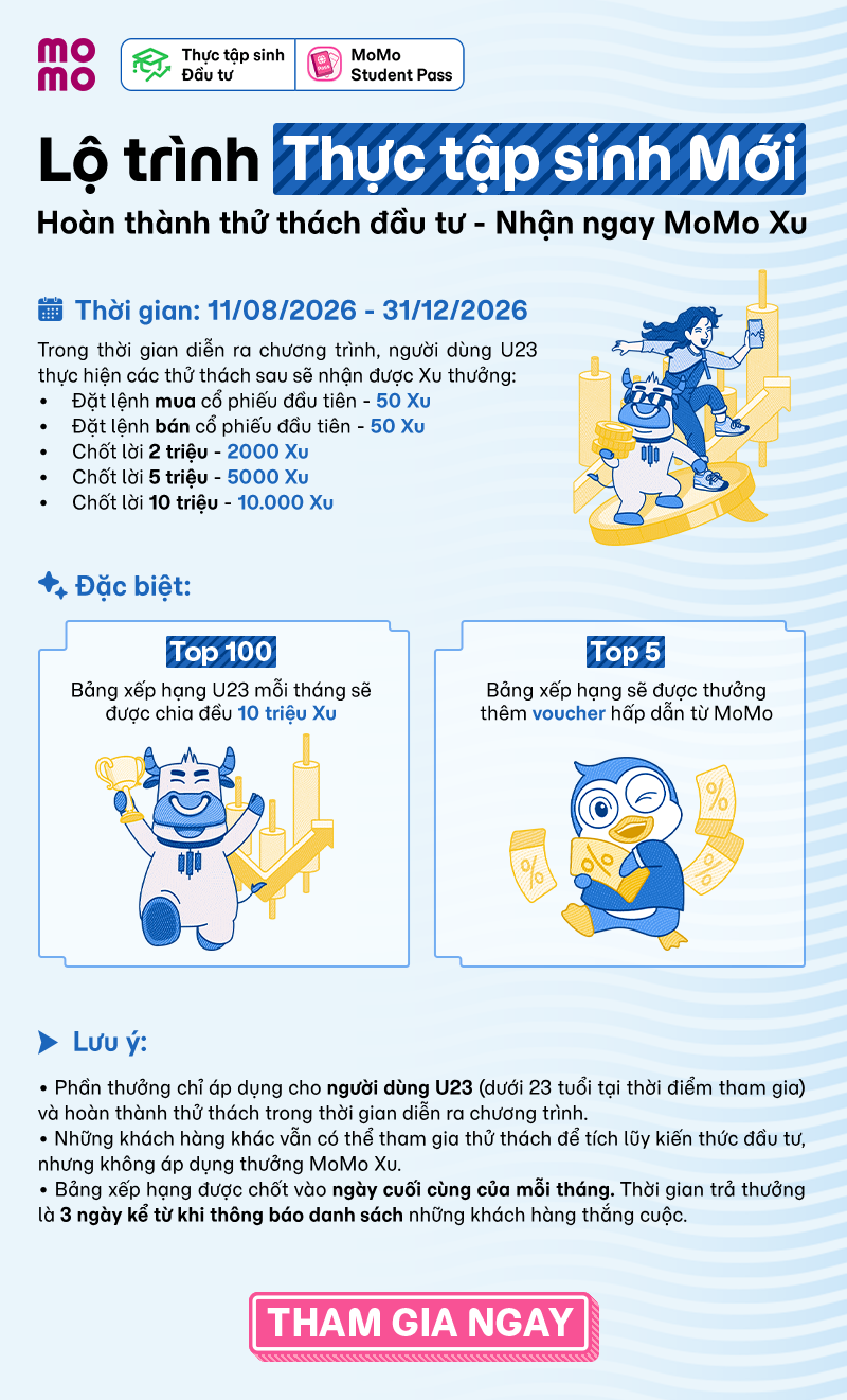 Lộ trình thực tập sinh mới: