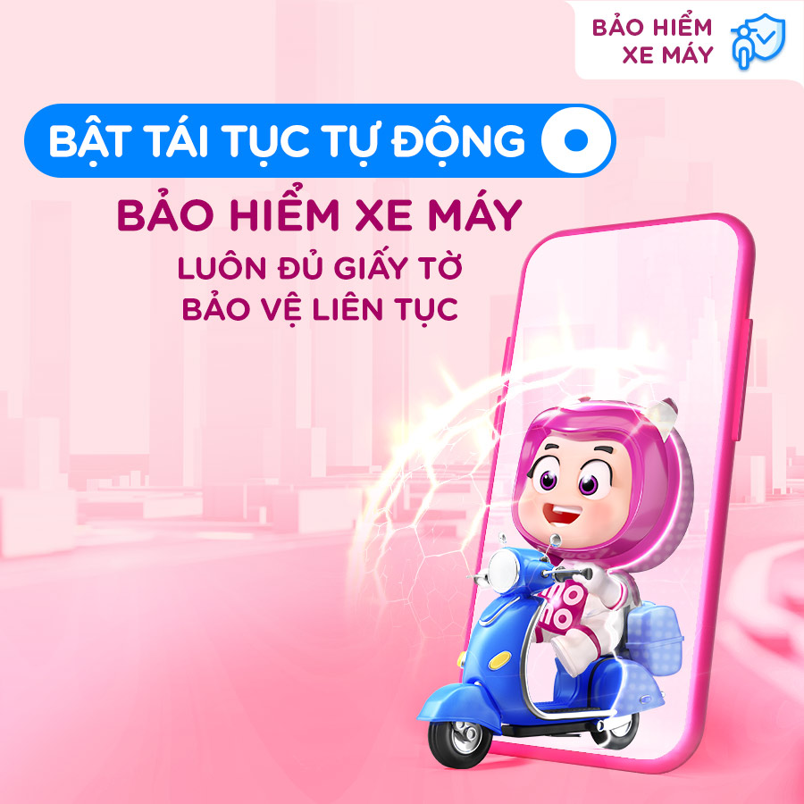 Bảo hiểm Xe máy bắt buộc trên MoMo ra mắt tính năng mới: Tái tục tự động để hưởng quyền lợi xuyên suốt. Xem ngay!