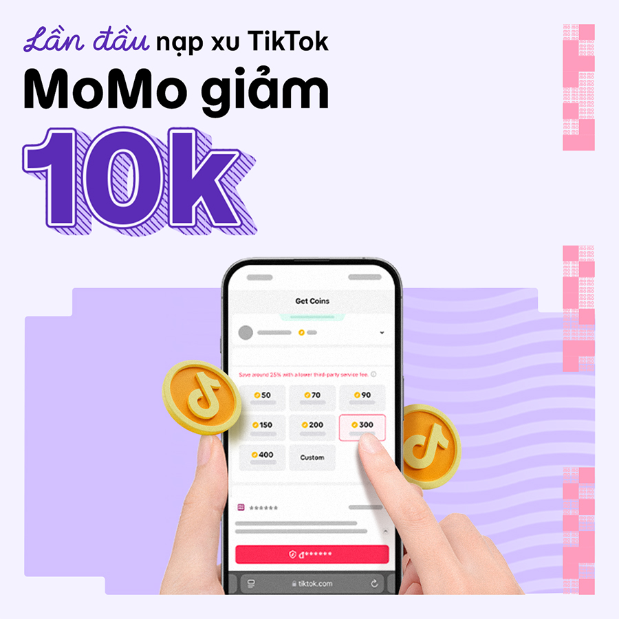 Ưu đãi nạp xu TikTok: Giảm ngay 10.000Đ cho lần đầu nạp, xem livestream tương tác cực vui!