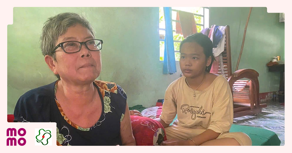 Ngọc Duyên và bà của em Duyên
