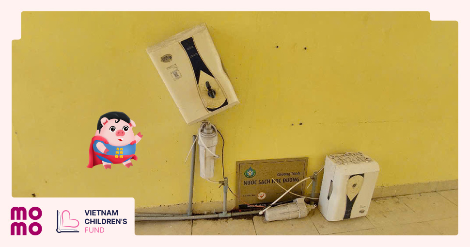 Góp Heo Vàng hỗ trợ chi phí lắp 7 hệ thống lọc nước sạch cho 7 trường học tại các khu vực khó khăn
