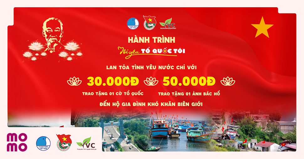 Gây quỹ trao 4.000 lá cờ Tổ quốc và ảnh Bác Hồ đến các gia đình vùng biên giới