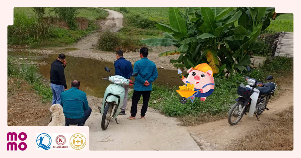 Góp Heo Vàng xây dựng cầu dân sinh xóm 2 thôn Bản Hình, xã Minh Tân, tỉnh Tuyên Quang