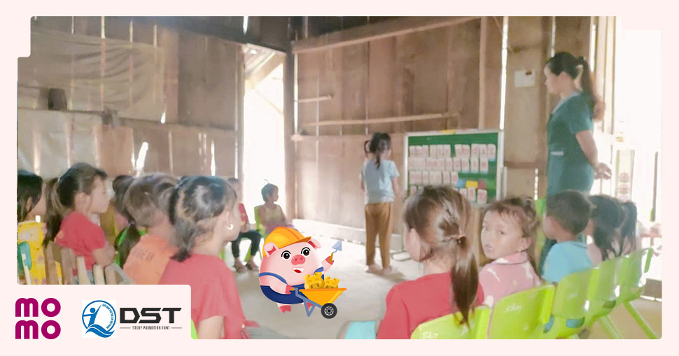 Góp Heo Vàng xây lớp học kiên cố, đủ chỗ ngồi và ánh sáng cho các em học sinh