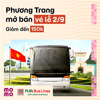 Phương Trang mở bán vé lễ 2/9 - Săn ưu đãi giảm đến 150.000đ