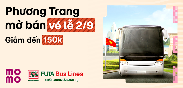 Phương Trang mở bán vé lễ 2/9 - Săn ưu đãi giảm đến 150.000đ