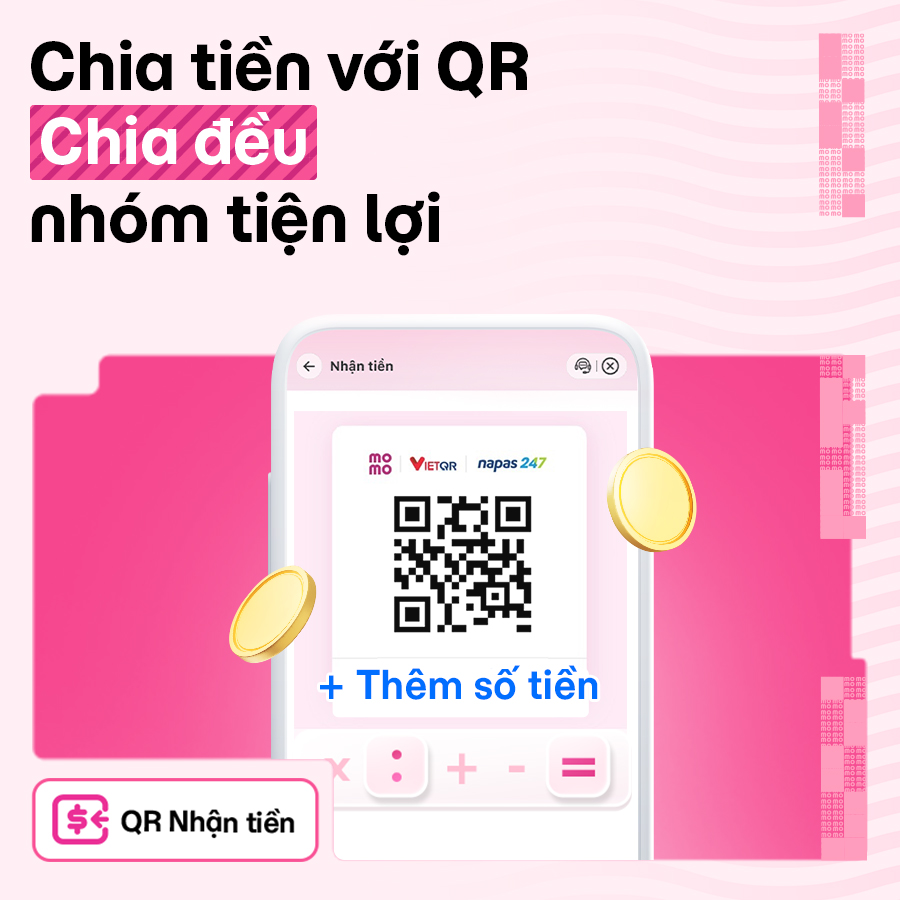 Chia tiền nhóm siêu nhanh và dễ dàng với QR trên MoMo