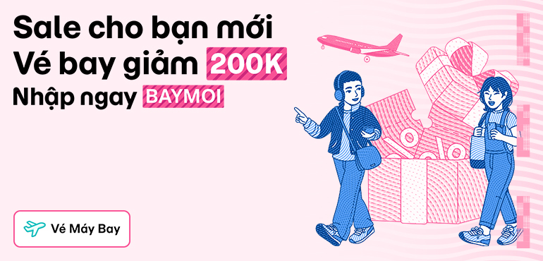 Gặp bạn mới là sale tới: Deal đến 200.000Đ khi đặt vé máy bay lần đầu cùng MoMo Travel!