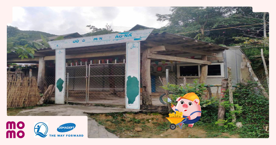 Góp Heo Vàng xây dựng điểm trường Huổi Hốc thuộc Trường MN Bảo Nam - bản Nam Tiến 1, tỉnh Nghệ An
