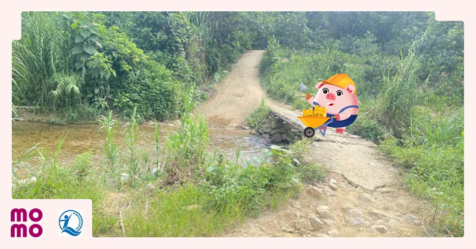 Góp Heo Vàng xây dựng cầu Đoàn Kết cho bà con thôn Nậm Bó, xã Kiến Thiết, tỉnh Tuyên Quang