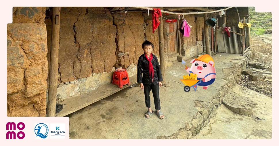 Góp Heo Vàng xây dựng nhà hạnh phúc tặng em Giàng Mí Chơ ở thôn Cháng Lộ, xã Thắng Mố, tỉnh Tuyên Quang