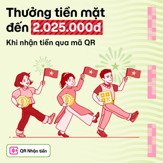 Nhận tiền qua mã QR MoMo để được nhận thêm tiền mặt đến 2.025.000Đ!