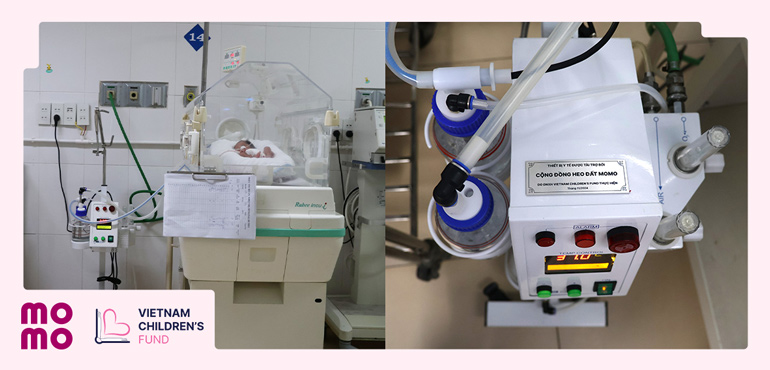 Trao tặng thiết bị hồi sức nhi sơ sinh giảm tải áp lực cho Bệnh viện Sản Nhi Nghệ An