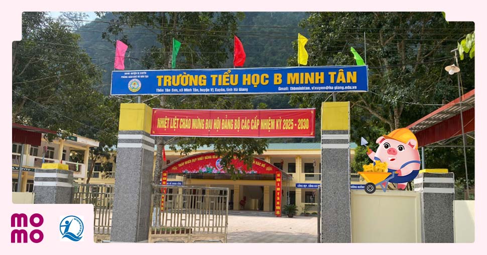 Trường Tiểu học Minh Tân hiện đang đối mặt  với vấn đề thiếu nguồn nước sạch ổn định và lâu dài
